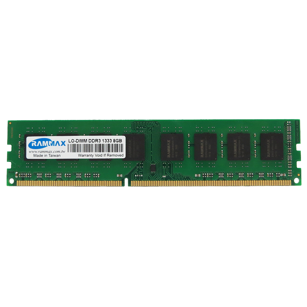 RAMMAX DDR3 1333MHz 8GB LO-DIMM RAM (Set of 2)