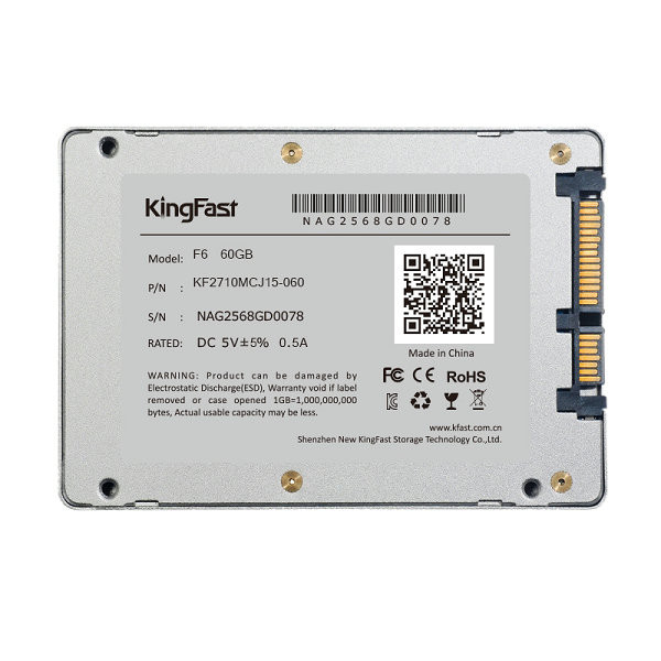 Kingfast F6 60GB SATAIII Solid State Drive  