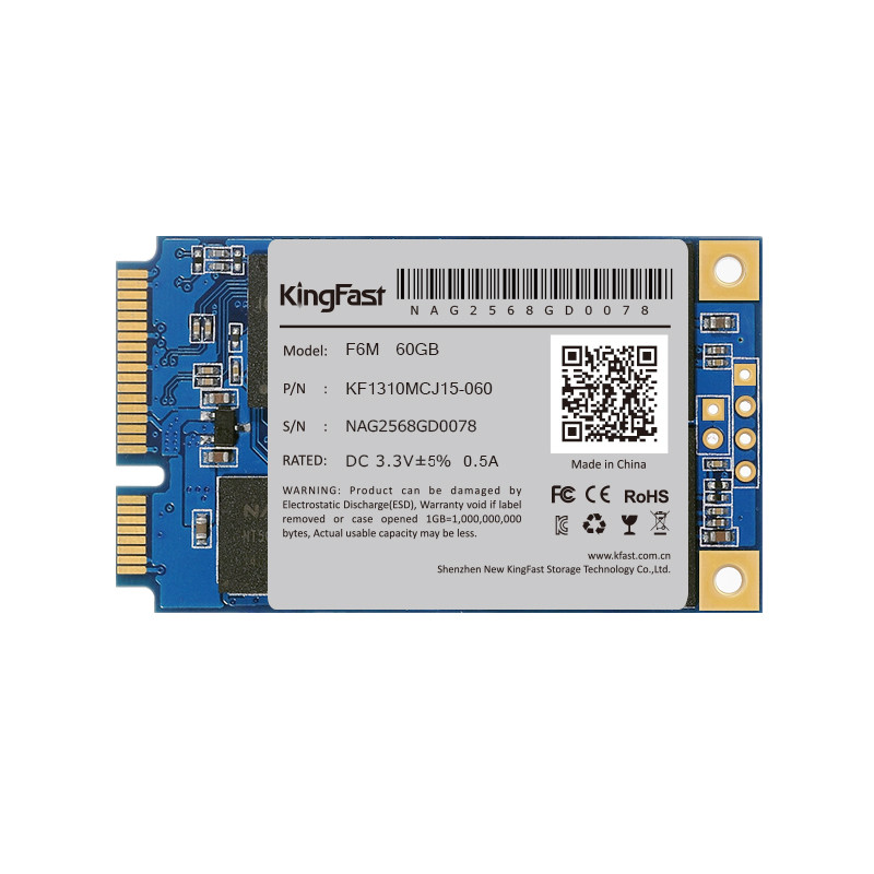 Kingfast F6M 60GB mSATAIII Solid State Drive