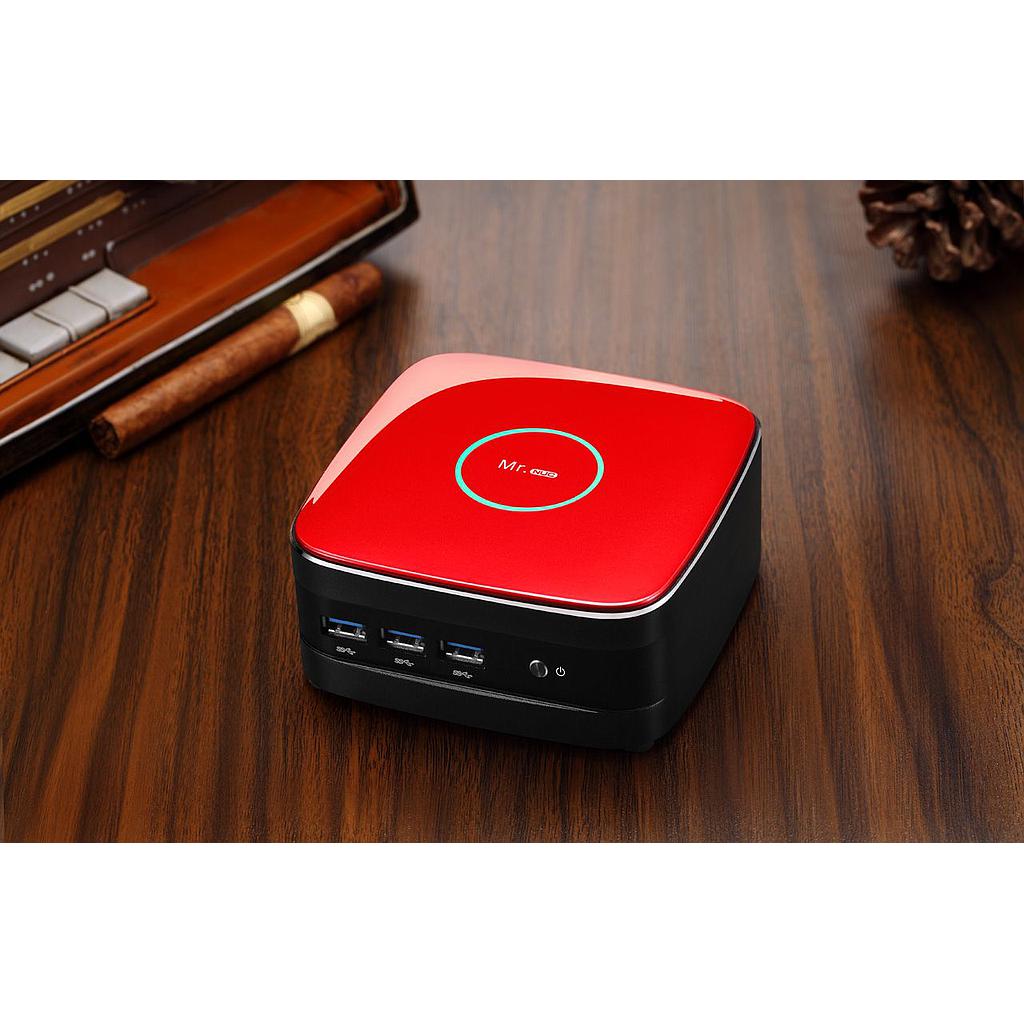 Realan Mr. NUC BT-J1900L Mini PC (Red)