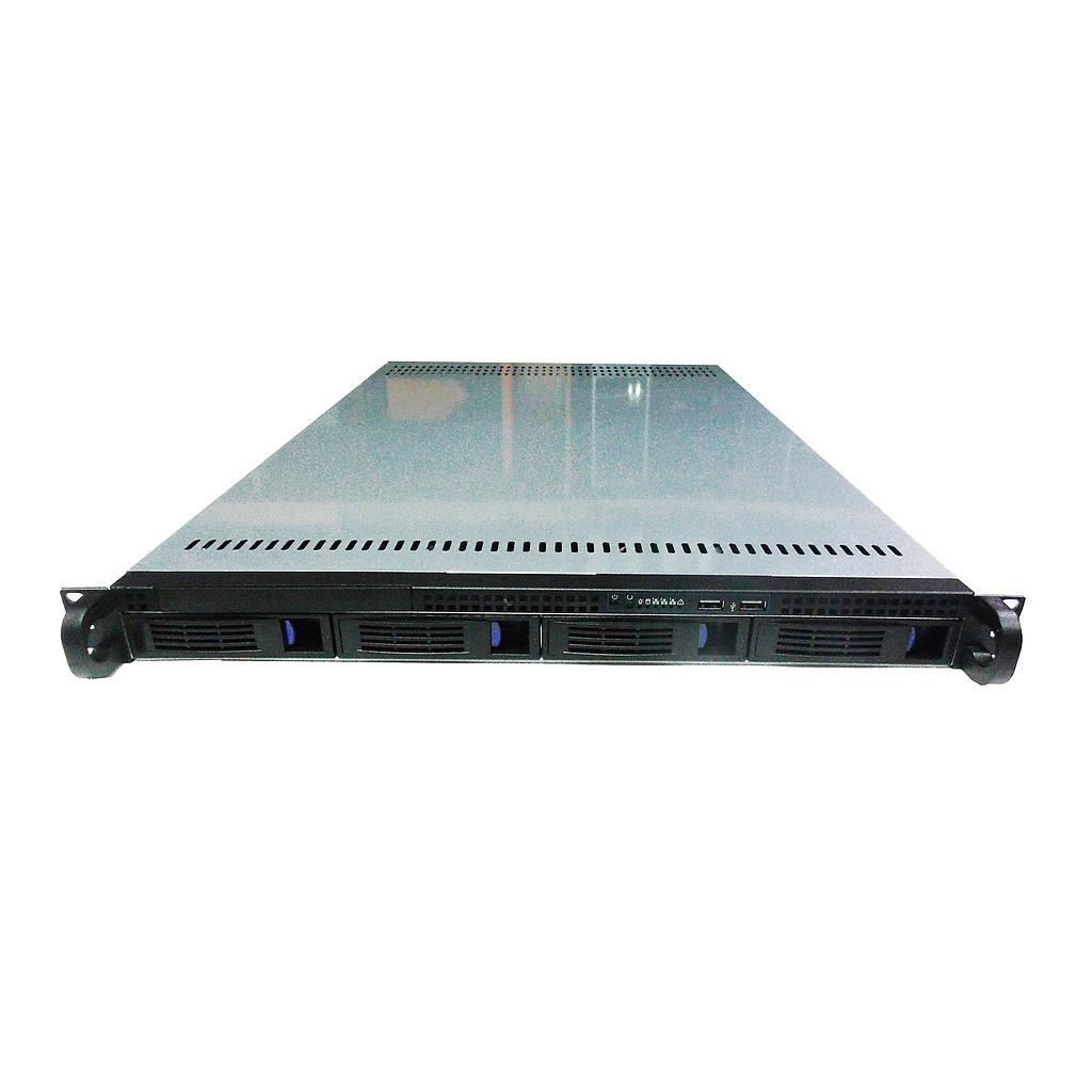 e-Netdata 1U 4 Hot-swap Case 650mm with Flex 200W &amp; 4 SATA