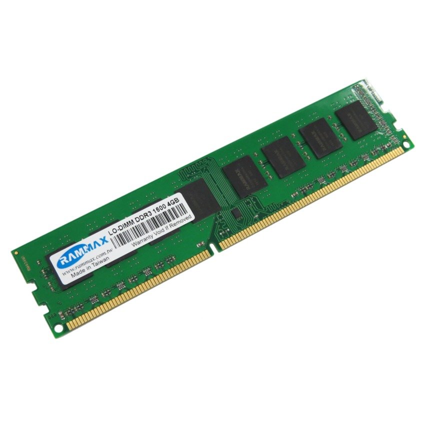 RAMMAX DDR3 1600MHZ 4GB LO-DIMM RAM (set of 2)