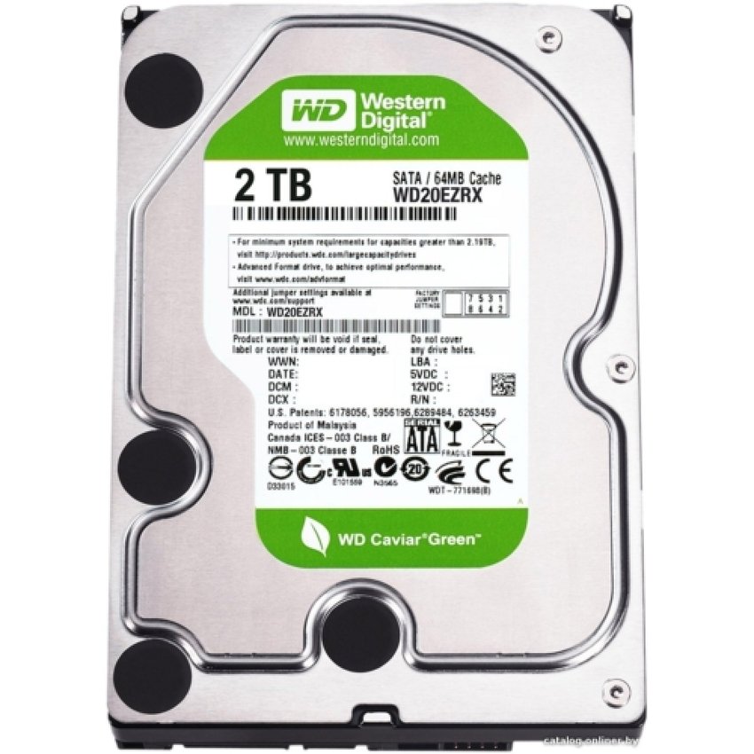 Western DIgital WD20EZRX 2TB Internal Hard Disk Drive