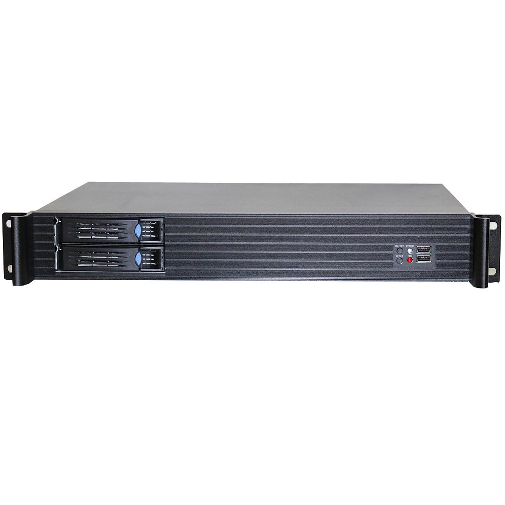 e-Netdata-N1528R 1.5U Ultra Compact Rack mount 280mm with Flex 200W/4 SATA