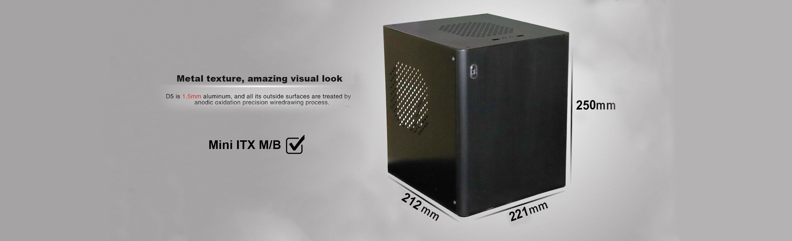 Mini Itx Computer Case Cube Silver My Website