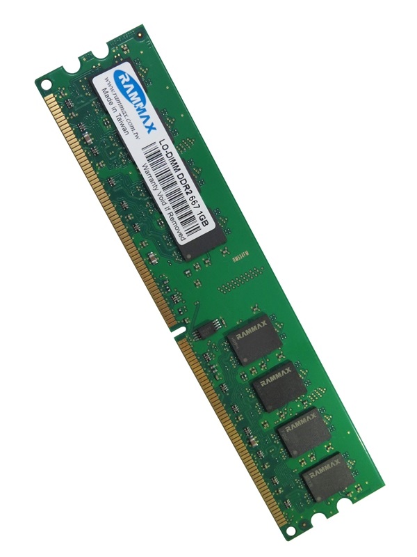 RAMMAX DDR2 667MHz 1GB LO-DIMM RAM (2-in-1)