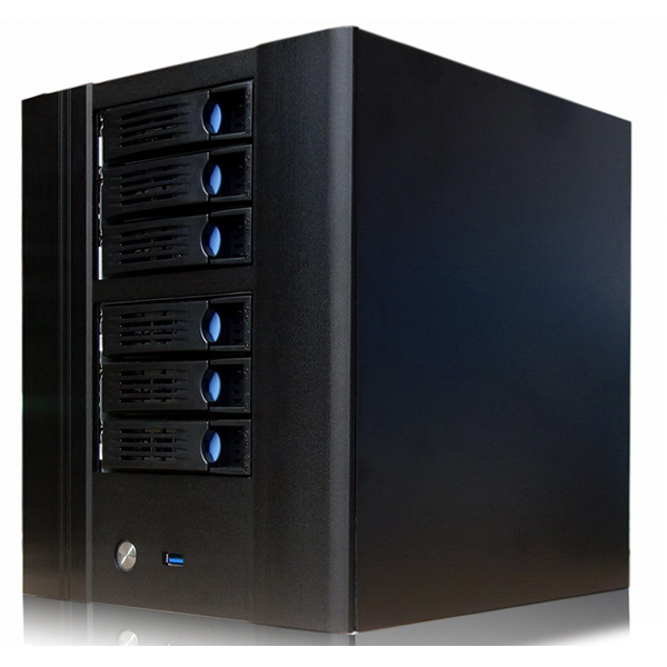 e-Netdata NAS Desktop 6 Hot-swap Case with Flex 270W &amp; 7 SATA