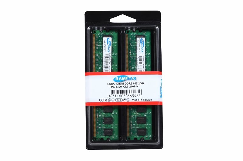 RAM | RAMMAX DDR2 667MHz 2GB PC RAM (2-in-1)