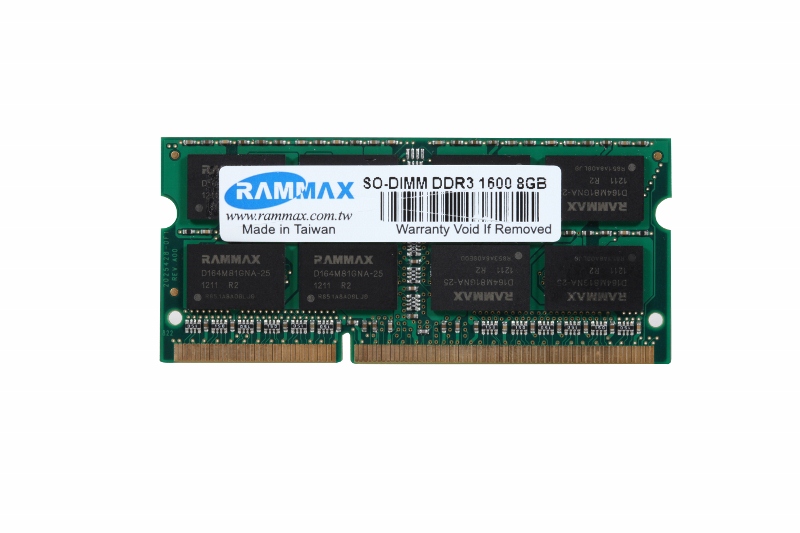RAMMAX DDR3 1600MHz 8GB SO-DIMM RAM  