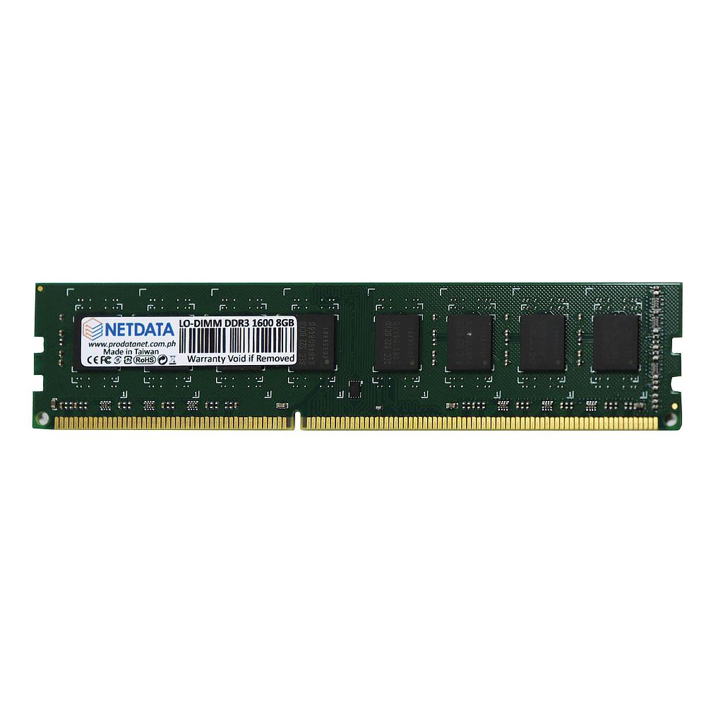 e-Netdata DDR3 1600MHz 8GB LO-DIMM